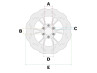 Remschijf Puch Maxi stervelg voor PSR set achter (180mm)  thumb extra